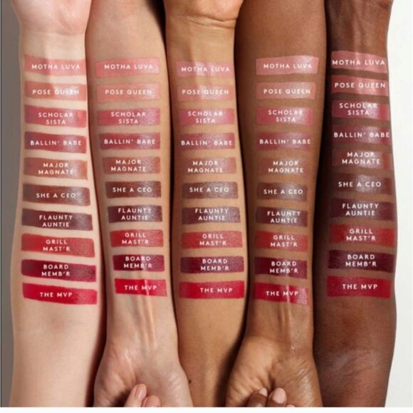 FENTY BEAUTY Icon Semi-Matte Lipstick Fill and case in Pose Queen - Picture 4 of 10